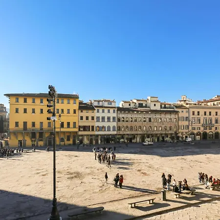 Florence- Dante's View-piazza Santa Croce In The Heart Of * Φλωρεντία